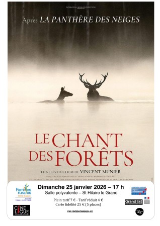 Cinéma : Le Chant des Forêts