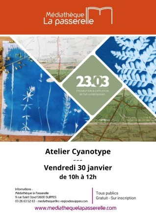 Atelier Cyanotype sur Tissu - Association 23.03