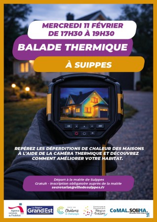 Balade thermique à Suippes