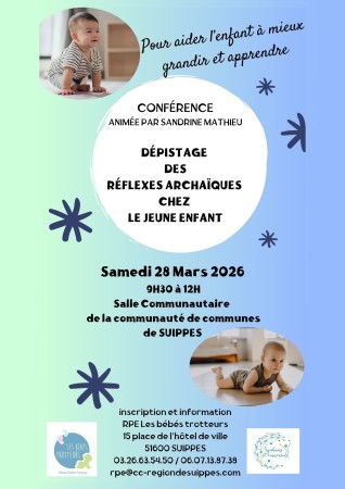 Conférence sur le dépistage des réflexes archaïques chez le jeune enfant