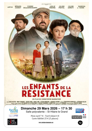 Cinéma : Les enfants de la Résistance