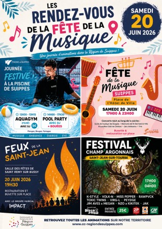 Fête de la musique sur le territoire de la Région de Suippes
