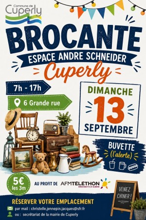 Brocante à Cuperly