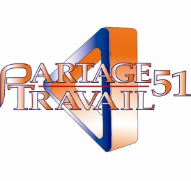 logo partage travail 51