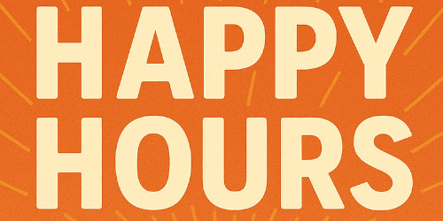 Happy-Hours les 15 Nov et 13 Déc